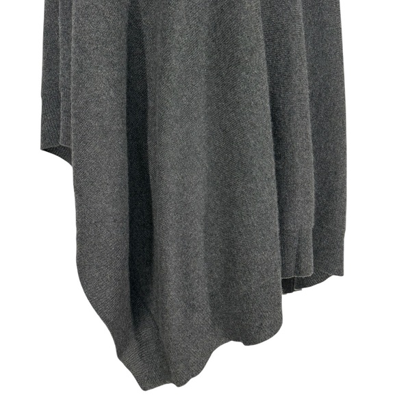 RALPH LAUREN / Charcoal Gray 100% Cashmere Poncho / Size XSS - Picture 8 of 11